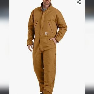 Carhartt mens Loose Fit Washed Duck Insulated Coverall 42 Tall
